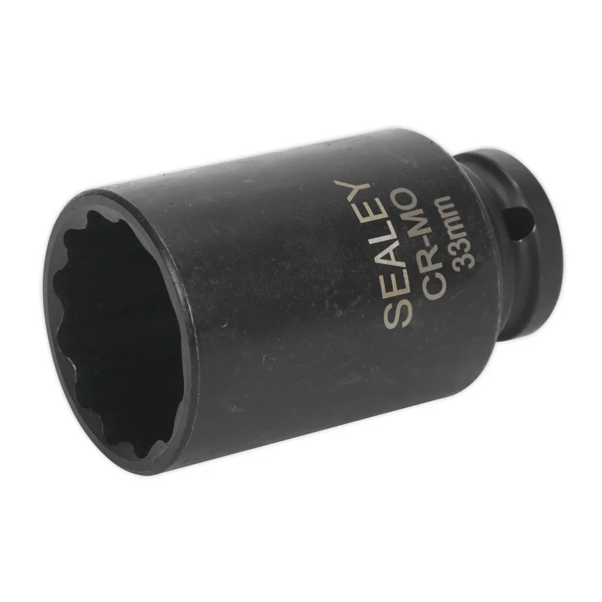 Sealey Premier Impact Socket 33mm Bi-Hex Deep 1/2"Sq Drive - Image 2