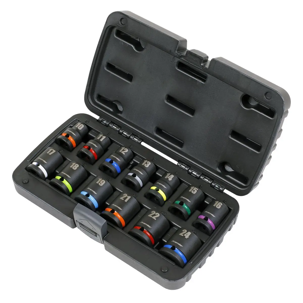 Sealey Premier Impact Socket Set 13pc 1/2"Sq Drive Metric - Image 5