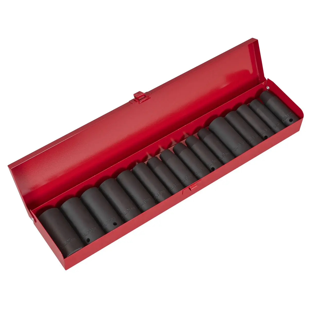 Sealey Premier Impact Socket Set 16pc Deep 1/2"Sq Drive Metric/Imperial - Image 8