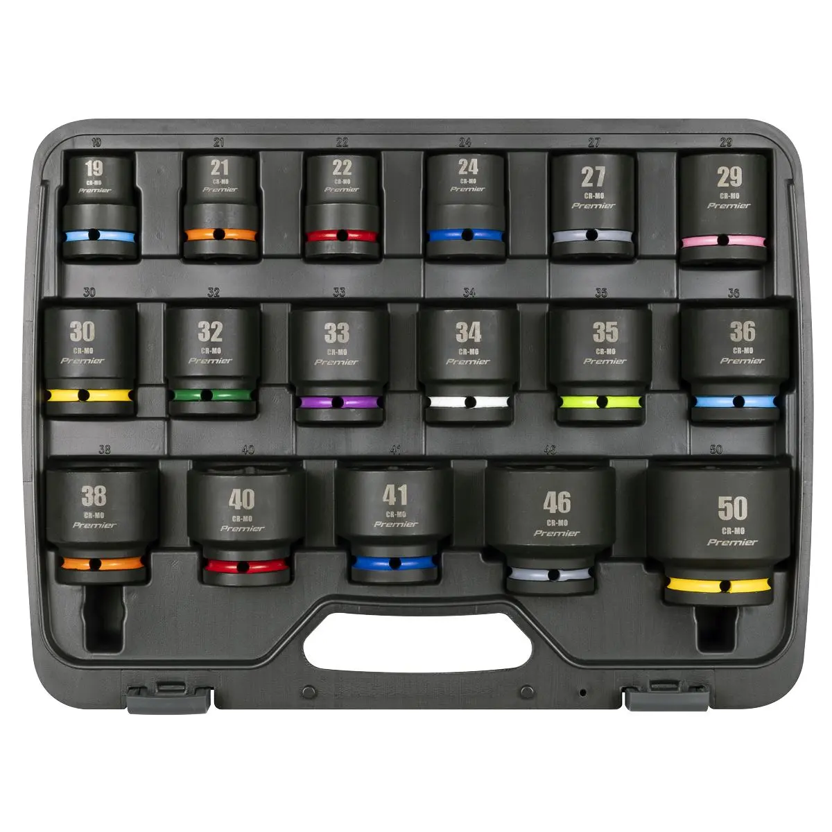 Sealey Premier Impact Socket Set 3/4"Sq Drive 17pc - Image 2