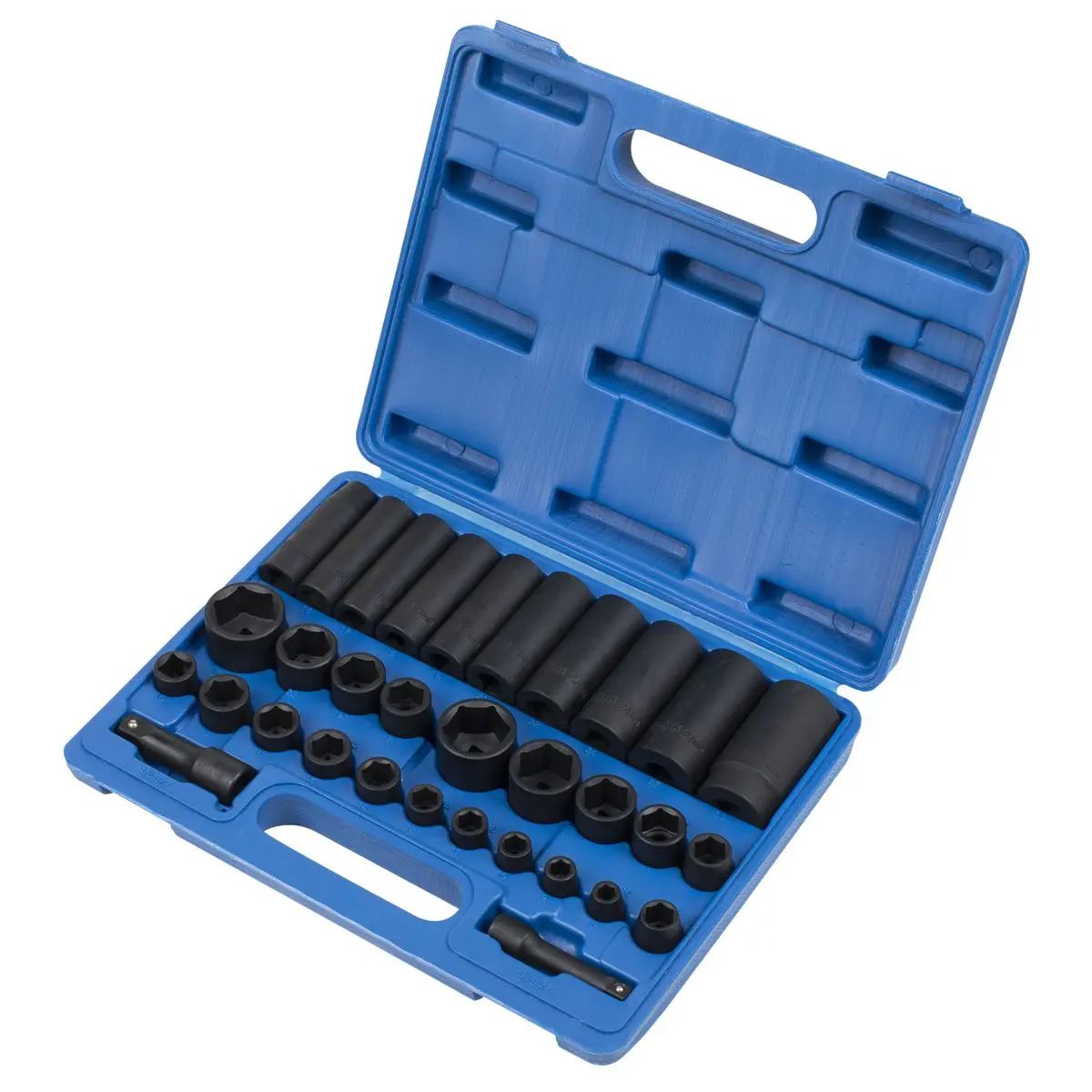 Sealey Premier Impact Socket Set 32pc Standard/Deep 3/8" & 1/2"Sq Drive Metric/Imperial - Image 3