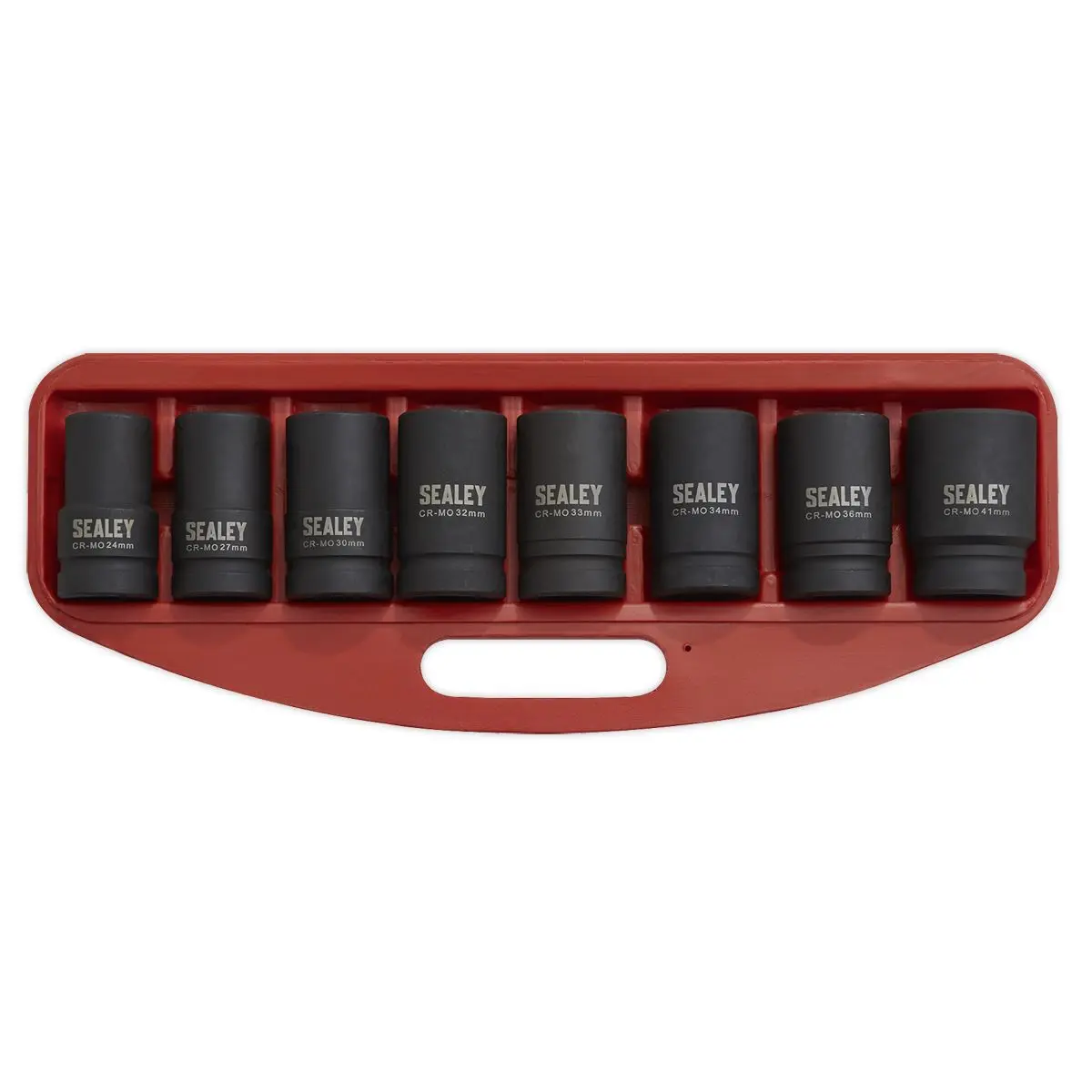 Sealey Premier Impact Socket Set 8pc Deep 1"Sq Drive - Metric - Image 4