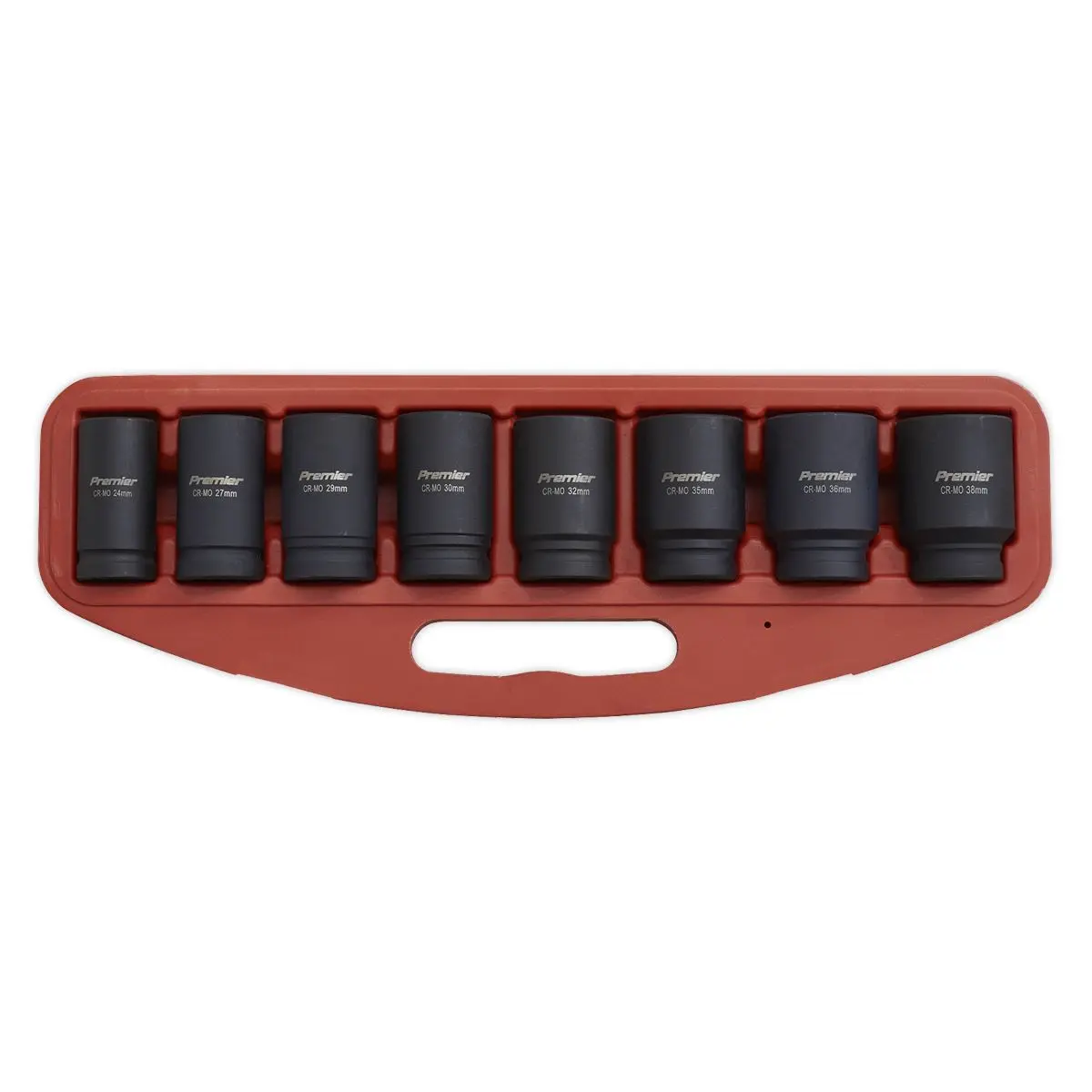 Sealey Premier Impact Socket Set 8pc Deep 3/4"Sq Drive Metric - Image 3
