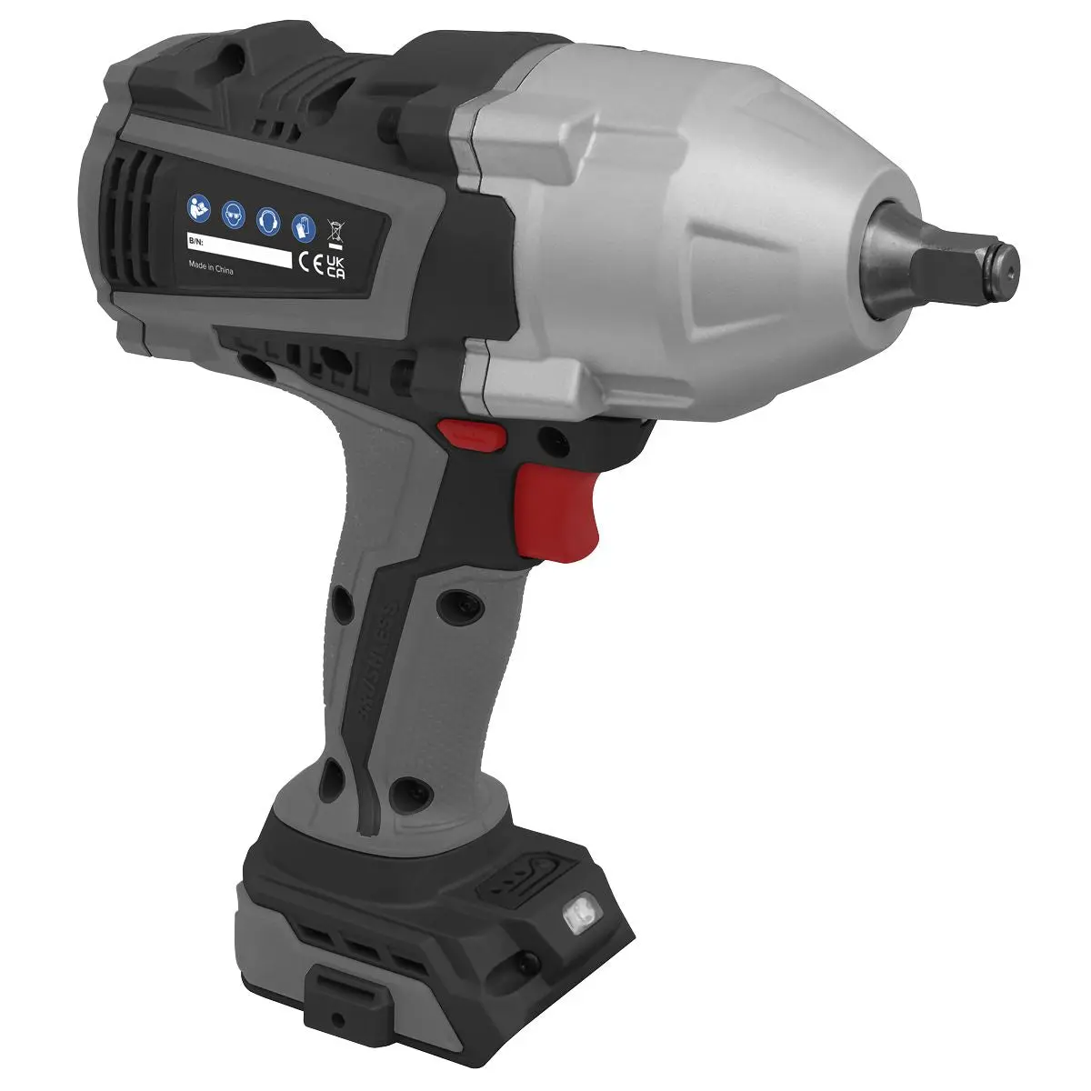 Sealey Premier Brushless Impact Wrench 20V SV20 Series 1/2"Sq Drive - Body Only - Image 6