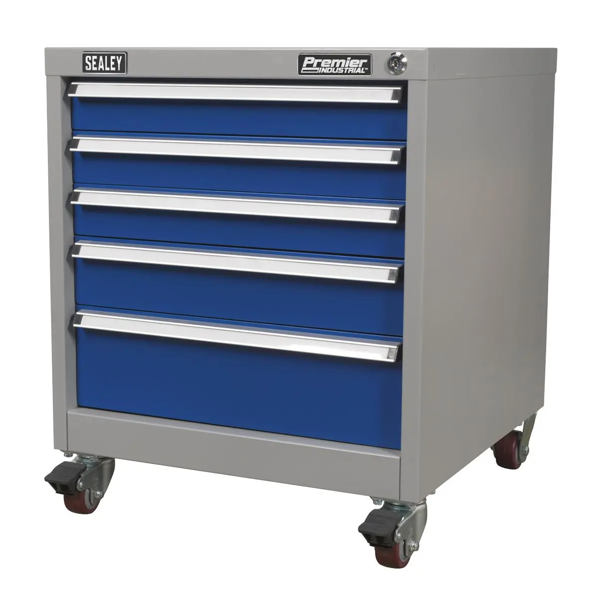 Sealey Premier Industrial Mobile Industrial Cabinet 5 Drawer - Image 2