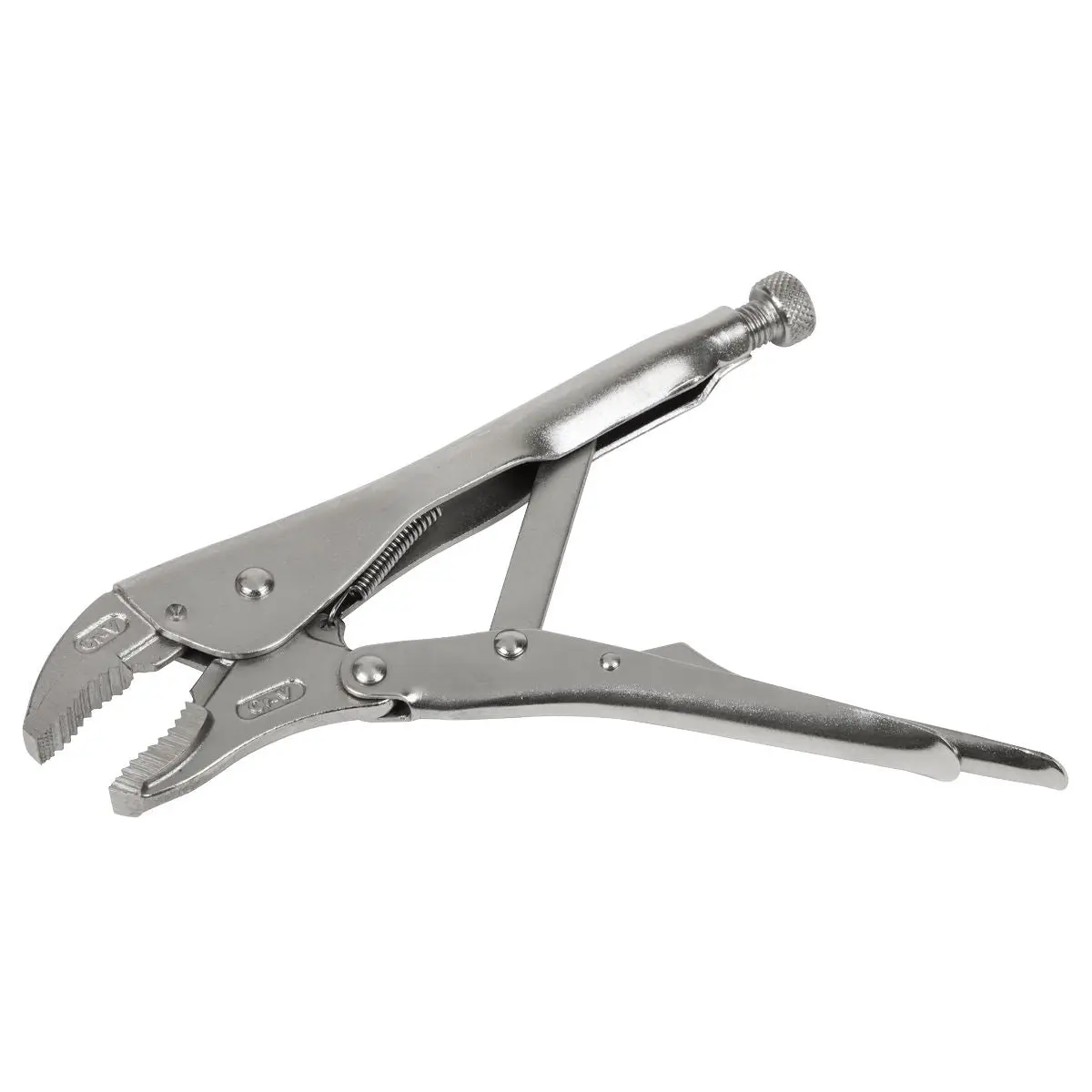 Sealey Premier Locking Pliers Curved Jaws 225mm 0-47mm Capacity - Image 3
