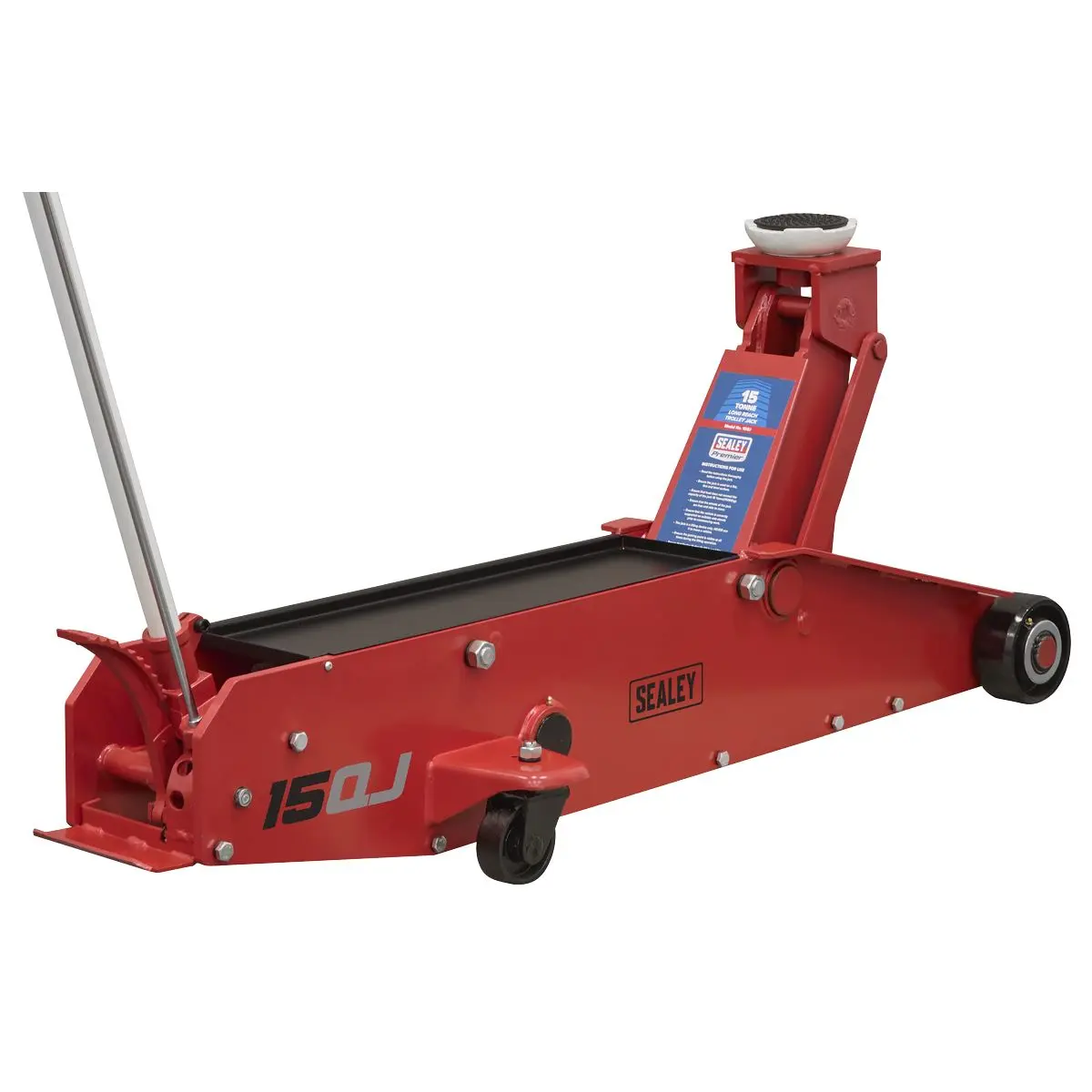 Sealey Premier Long Reach Trolley Jack 15 Tonne
