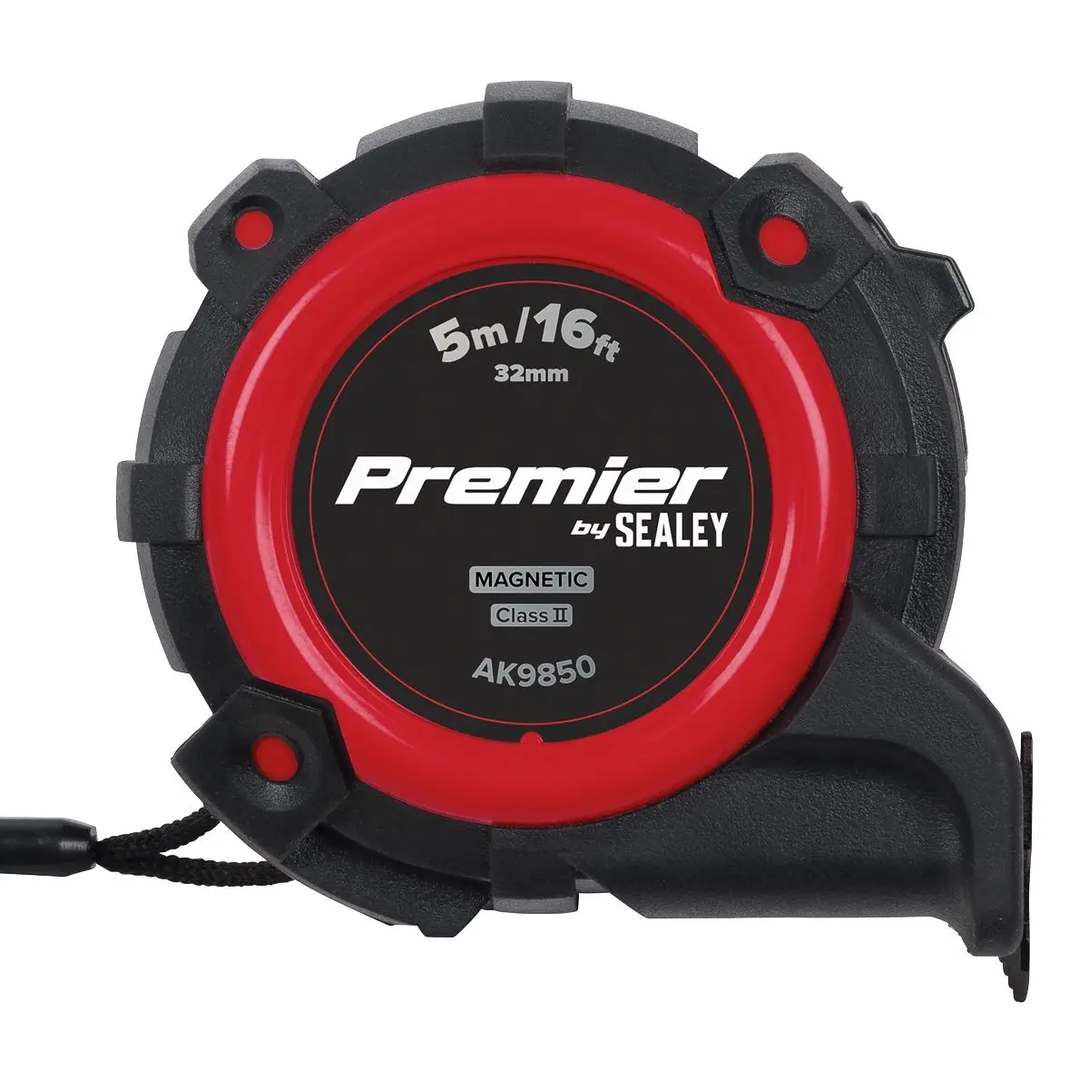 Sealey Premier Metric/Imperial Tape Measure Extra-Wide Blade 5m(16ft) x 32mm - Image 2