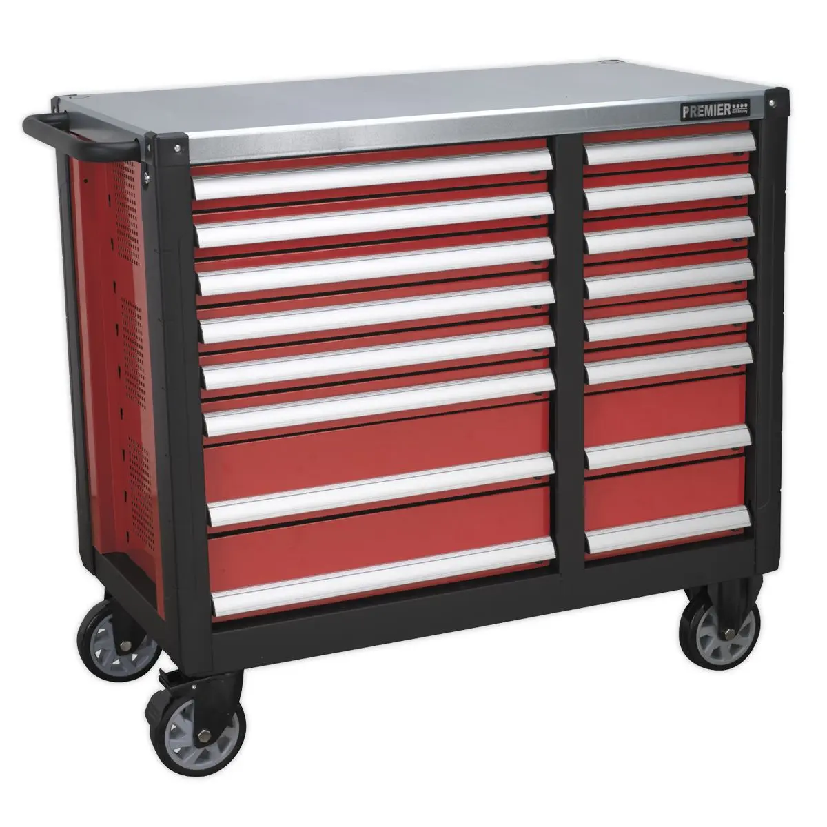 Sealey Premier Mobile Workstation 16 Drawer with Ball-Bearing Slides - Image 5