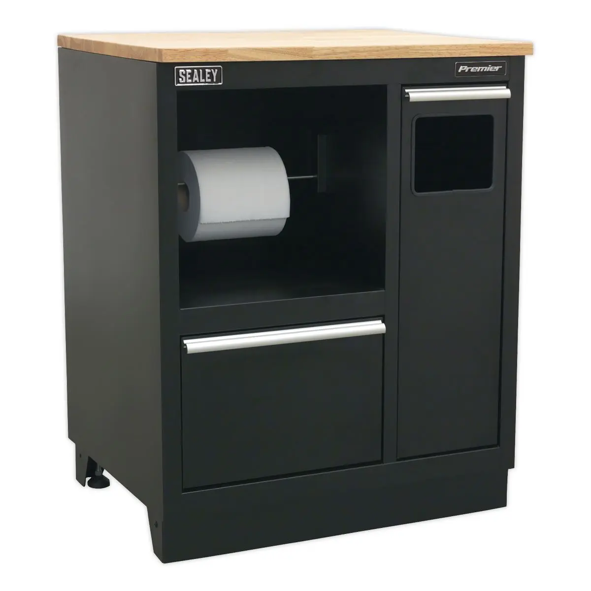 Sealey Premier Premier 1.7m Corner Storage System - Stainless Worktop - Image 8