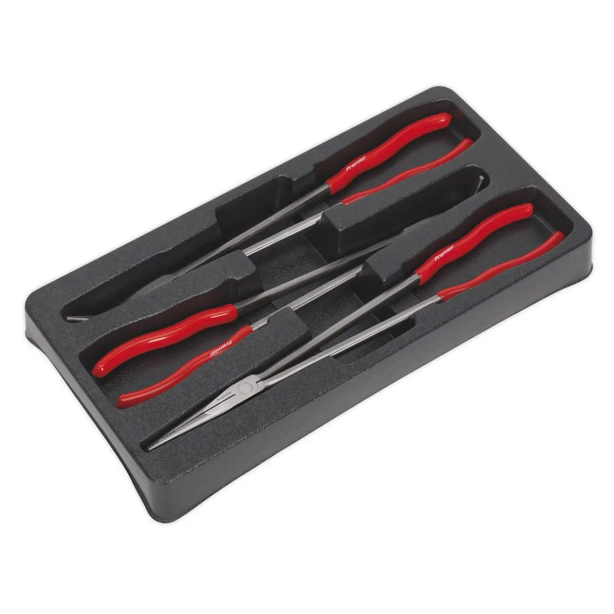 Sealey Premier Needle Nose Pliers Set 3pc Extra-Long 400mm - Image 4