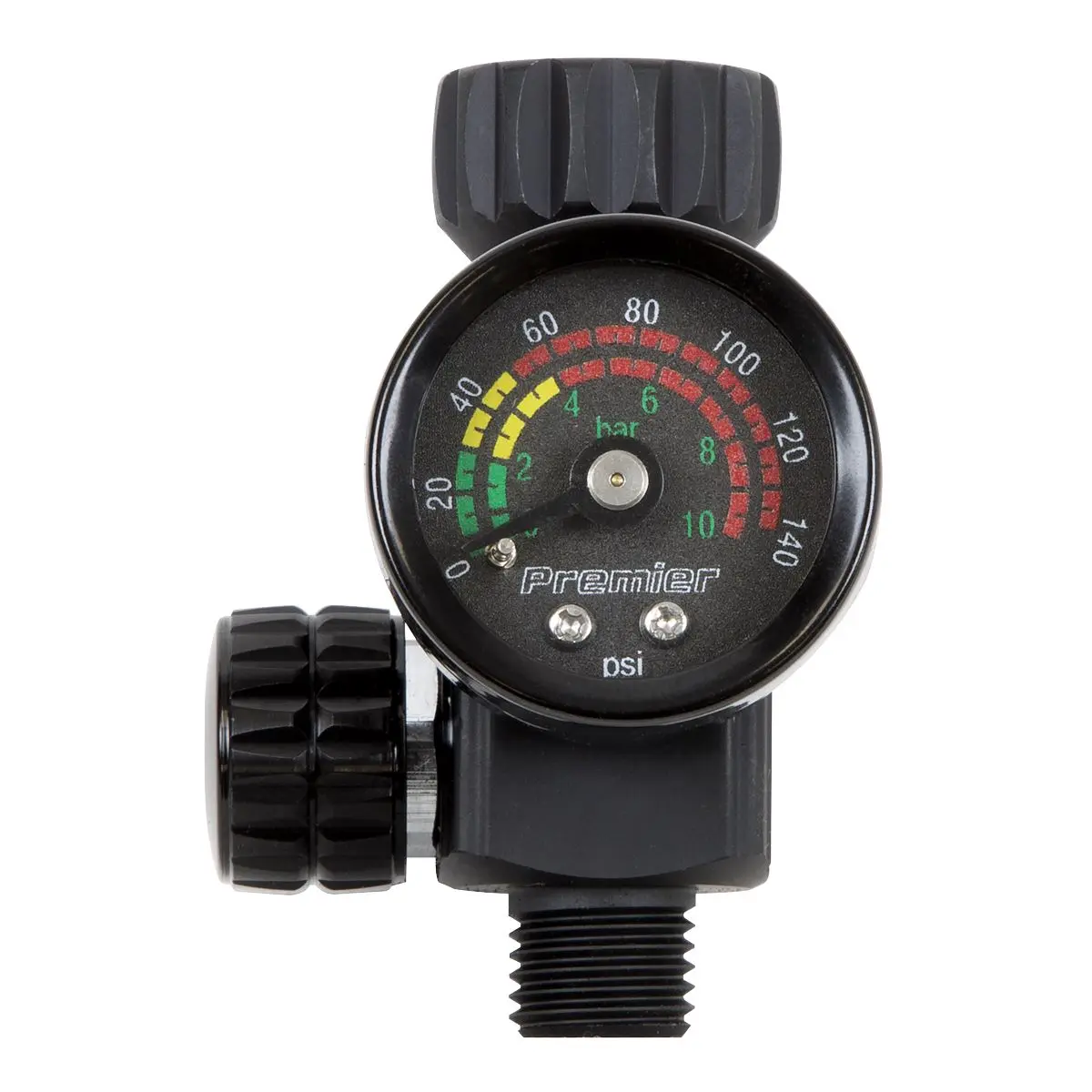 Sealey Premier On-Gun Air Pressure Regulator/Gauge with Glass Lens - Image 8
