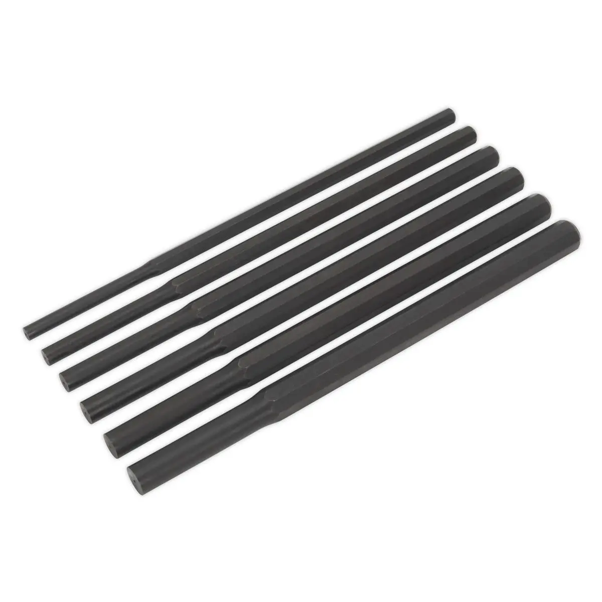Sealey Premier Parallel Pin Punch Set 6pc Heavy-Duty Metric - Image 2