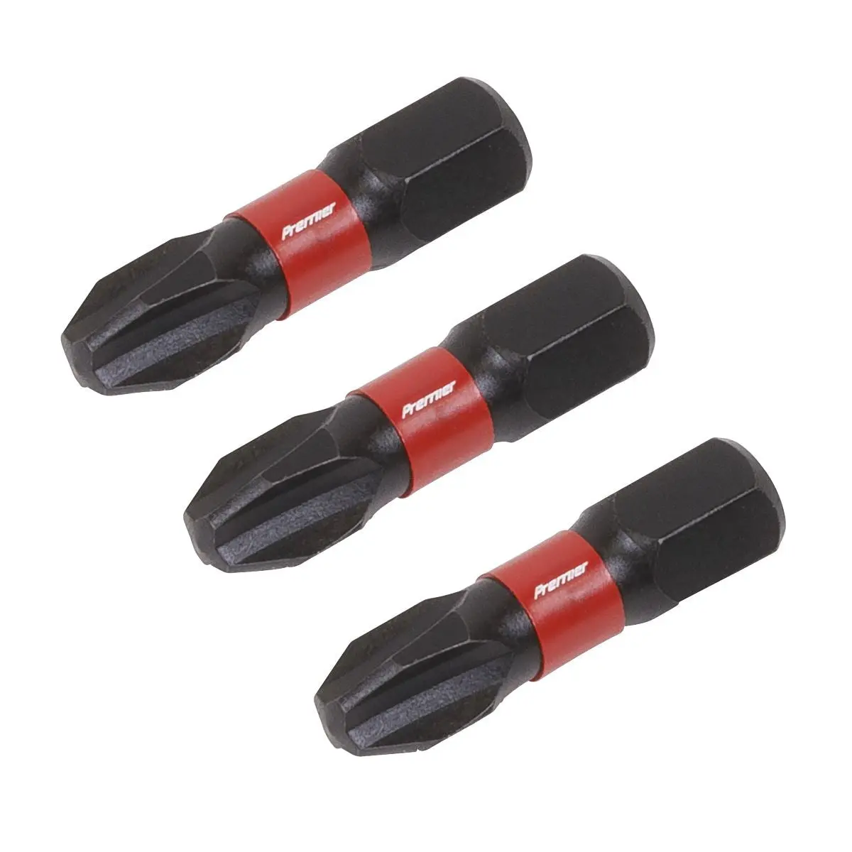 Sealey Premier Phillips #3 Impact Power Tool Bits 25mm - 3pc - Image 5