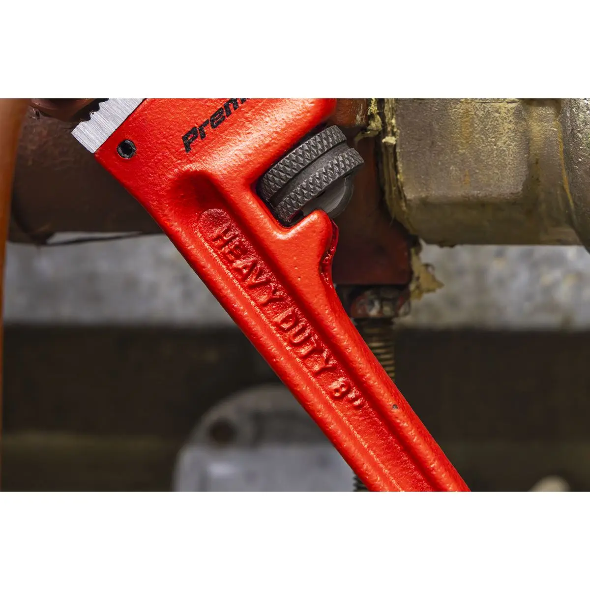 Sealey Premier Cast Steel Pipe Wrench European Pattern 200mm - Image 5