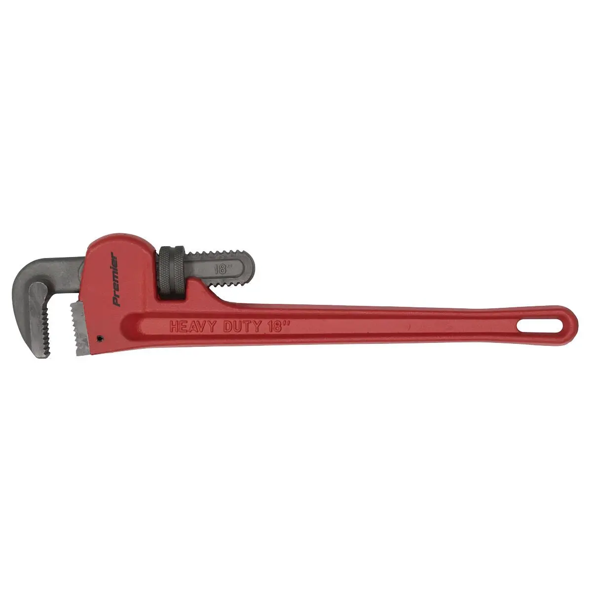 Sealey Premier Cast Steel Pipe Wrench European Pattern 450mm - Image 3