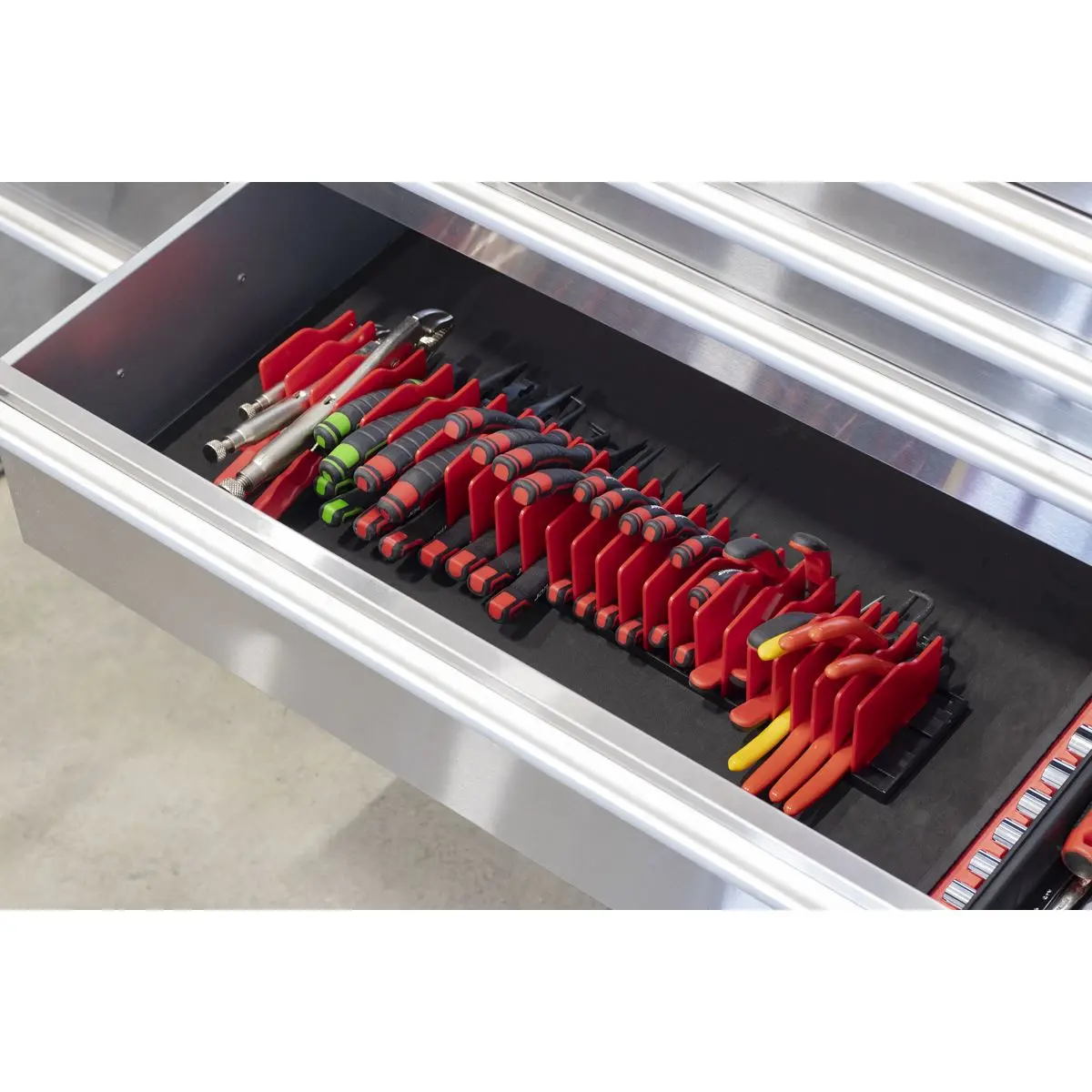 Sealey Premier Pliers Storage Racks with Adjustable Dividers - Image 14