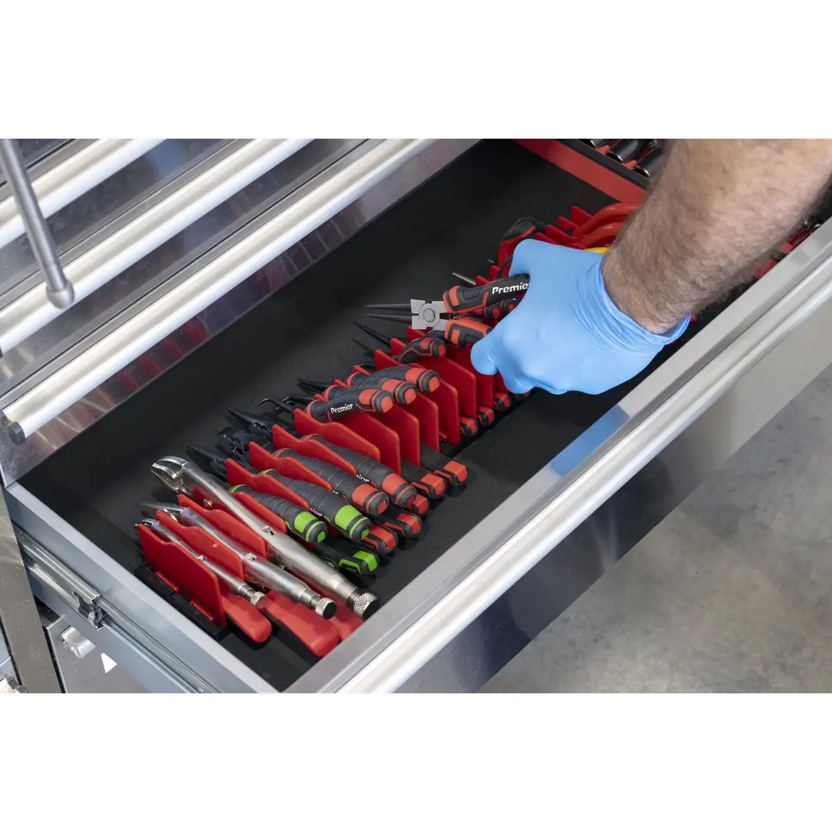 Sealey Premier Pliers Storage Racks with Adjustable Dividers - Image 15