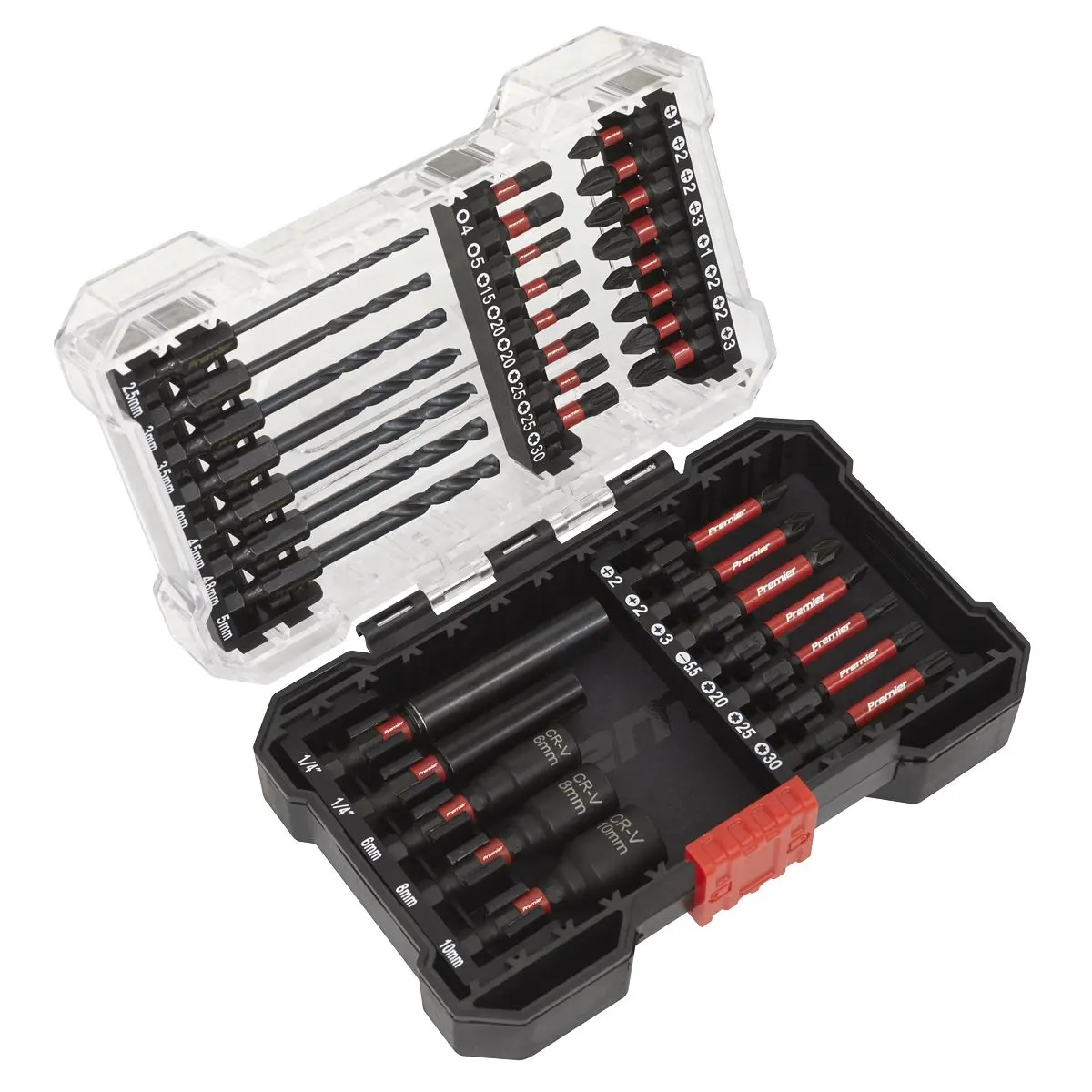 Sealey Premier Power Tool Bit Set 35pc Impact Grade