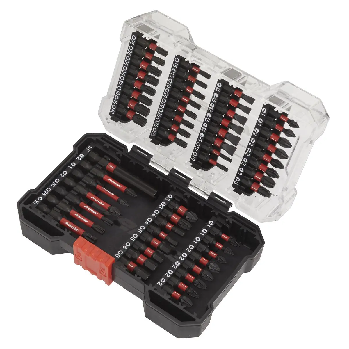 Sealey Premier Power Tool Bit Set 55pc Impact Grade - Image 2