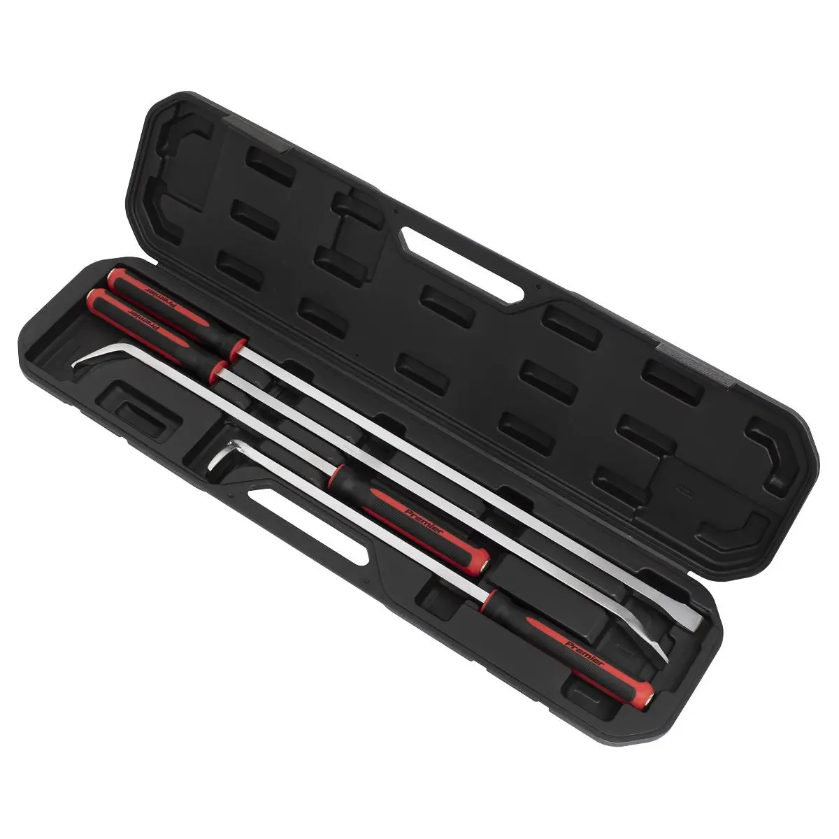 Sealey Premier Pry Bar Set 4pc Heavy-Duty with Hammer Cap - Image 3