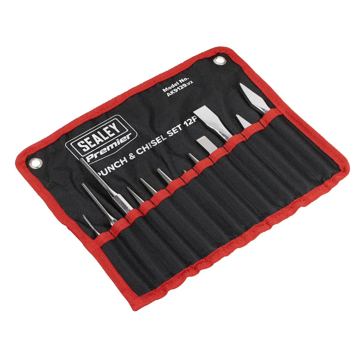 Sealey Premier Punch & Chisel Set 12pc