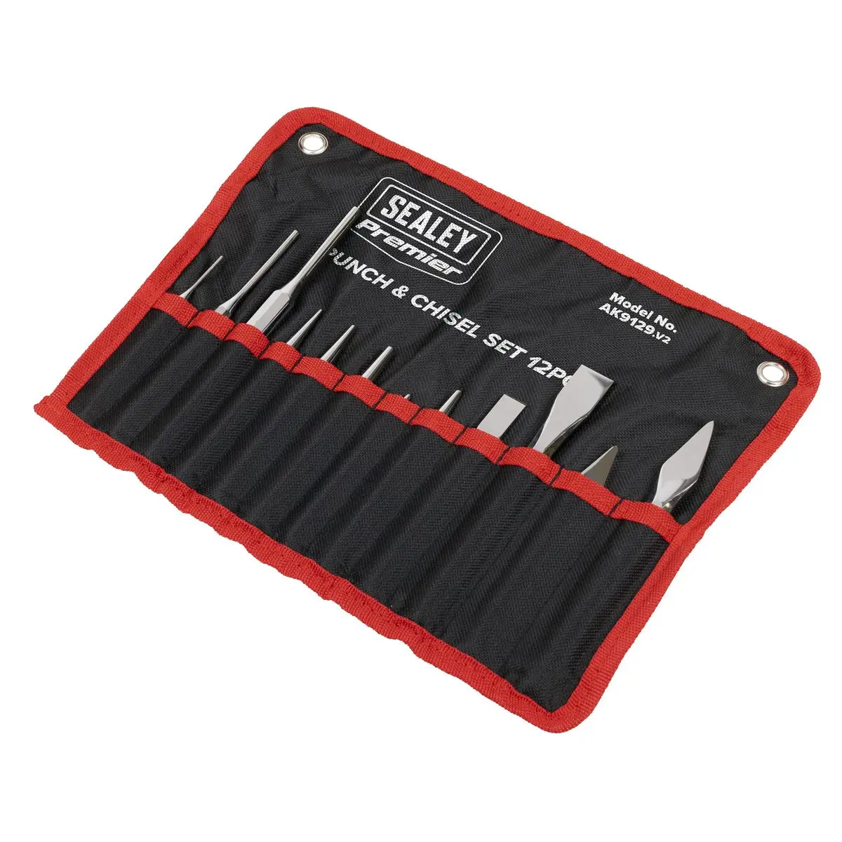 Sealey Premier Punch & Chisel Set 12pc - Image 6