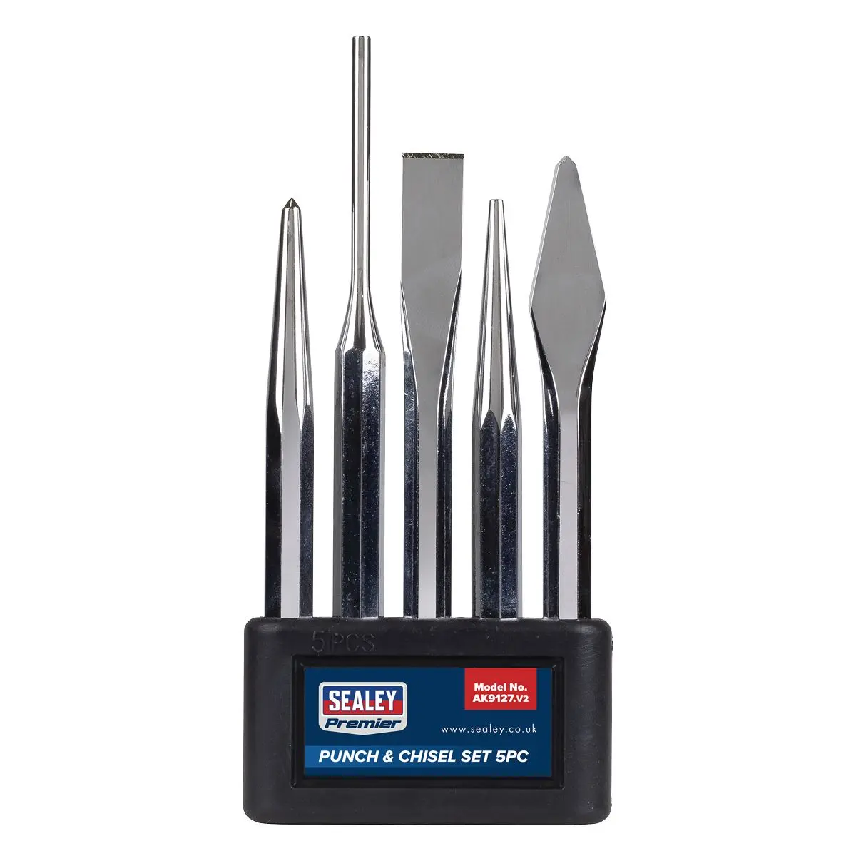 Sealey Premier Punch & Chisel Set 5pc - Image 8