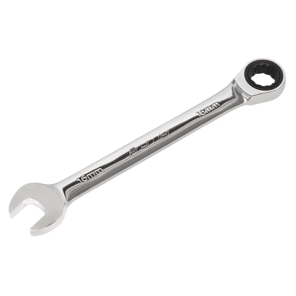 Sealey Premier Ratchet Combination Spanner 16mm - Image 2