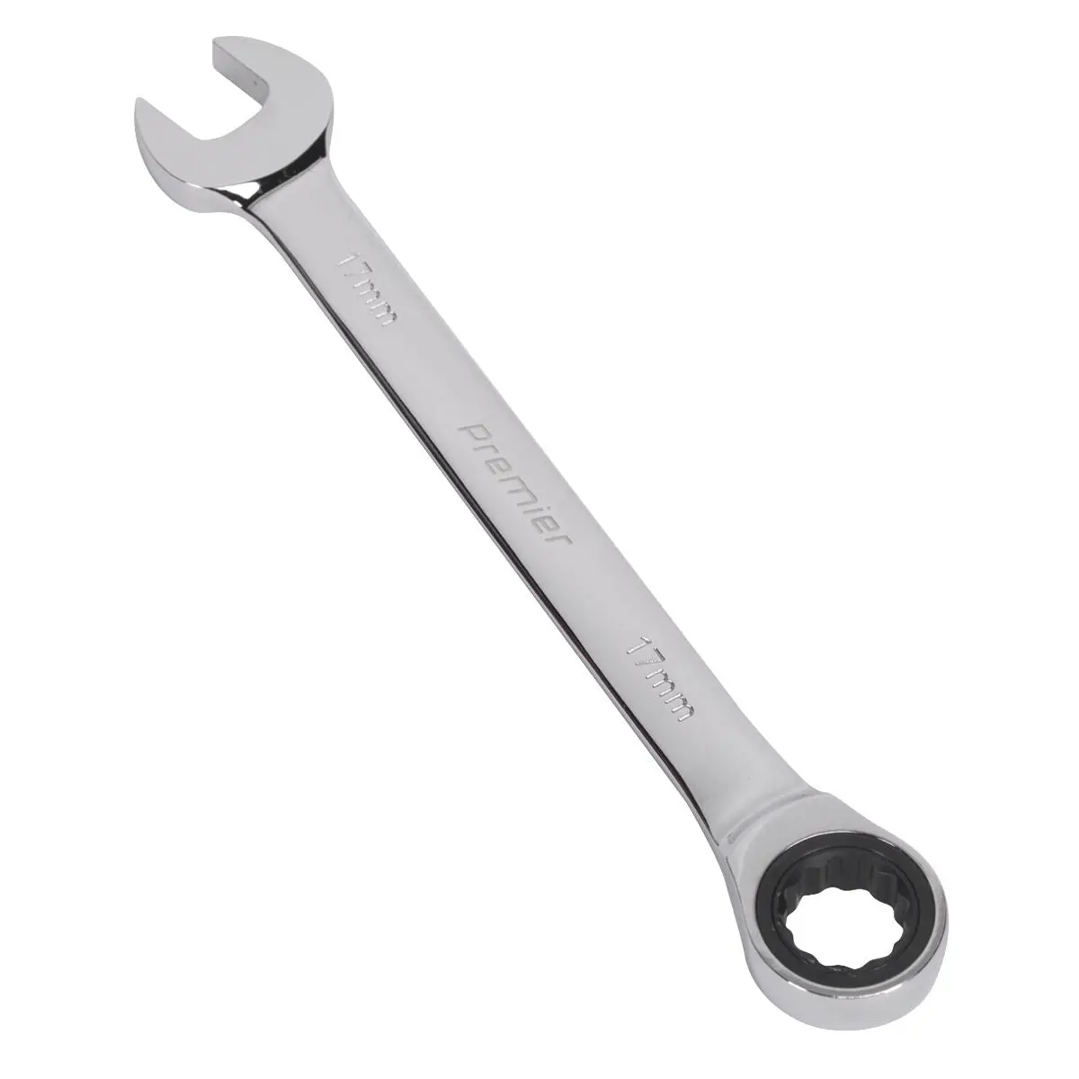 Sealey Premier Ratchet Combination Spanner 17mm
