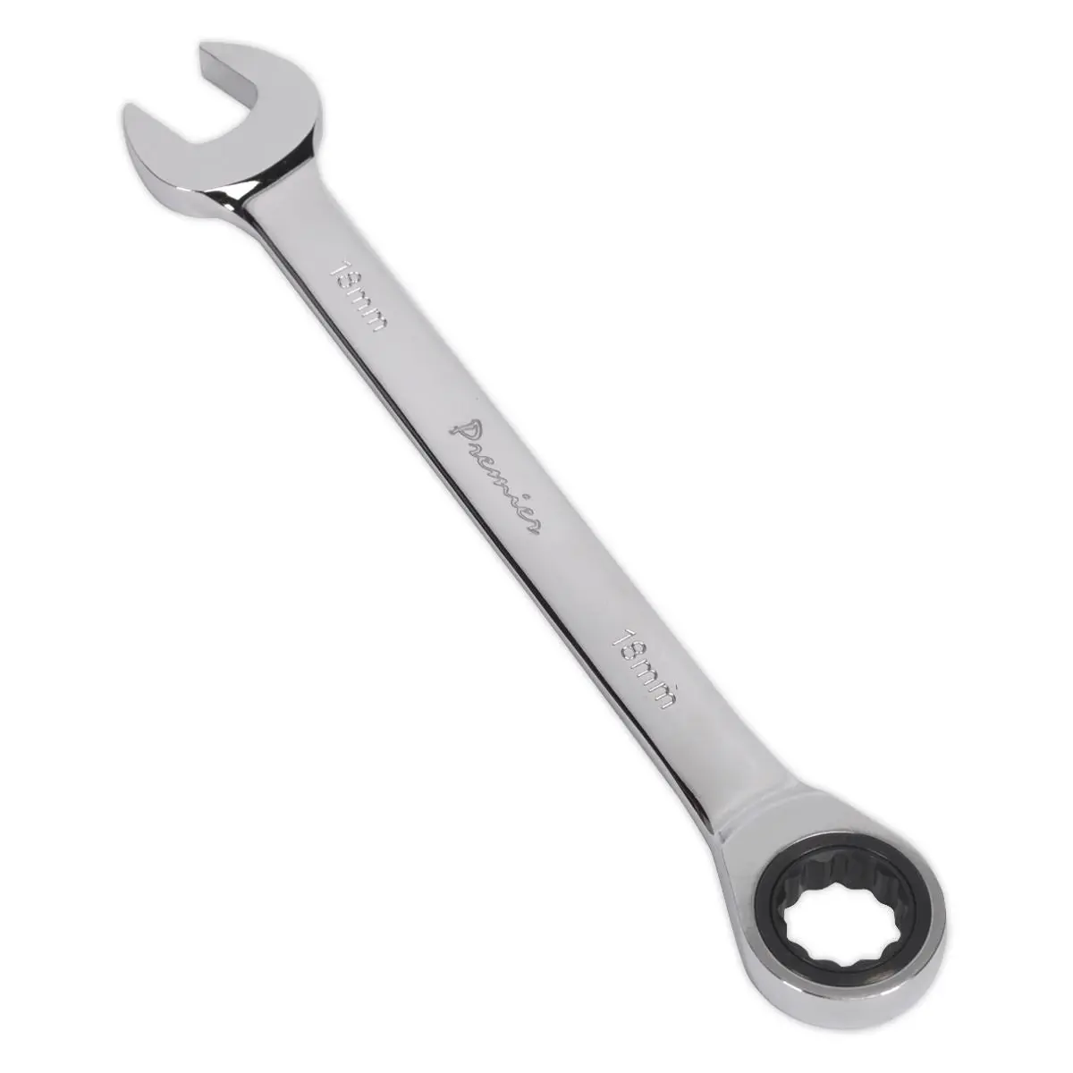 Sealey Premier Ratchet Combination Spanner 18mm