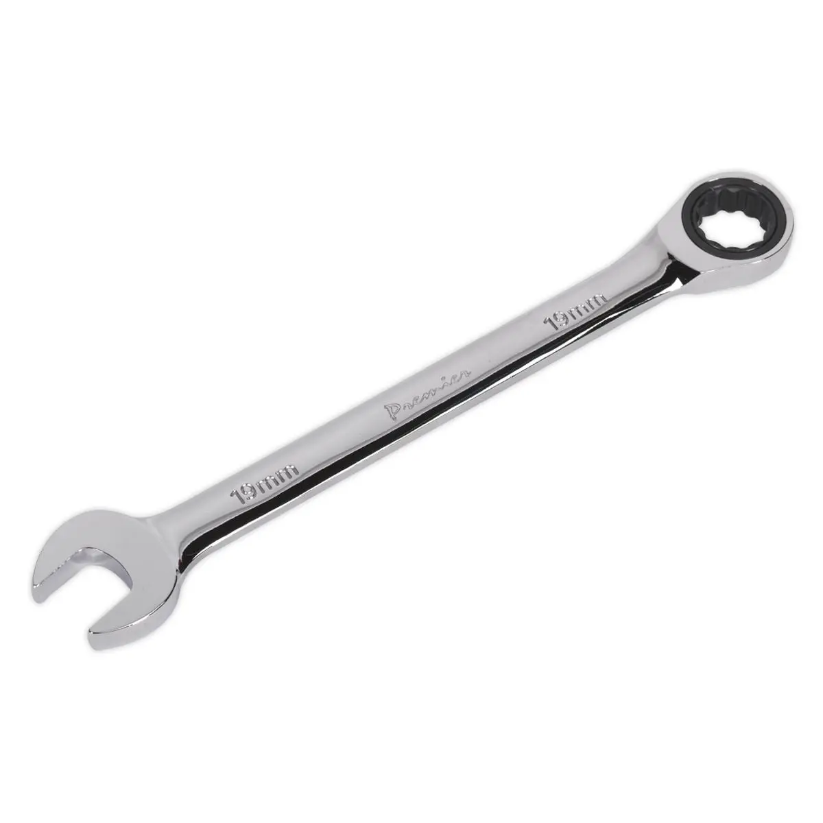 Sealey Premier Ratchet Combination Spanner 19mm - Image 2