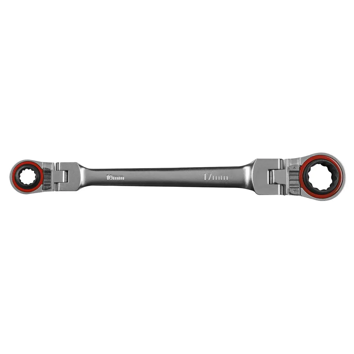 Sealey Premier Platinum Ratchet Ring Spanner 4-in-1 Flexi-Head Reversible Metric Premier Platinum - Image 2
