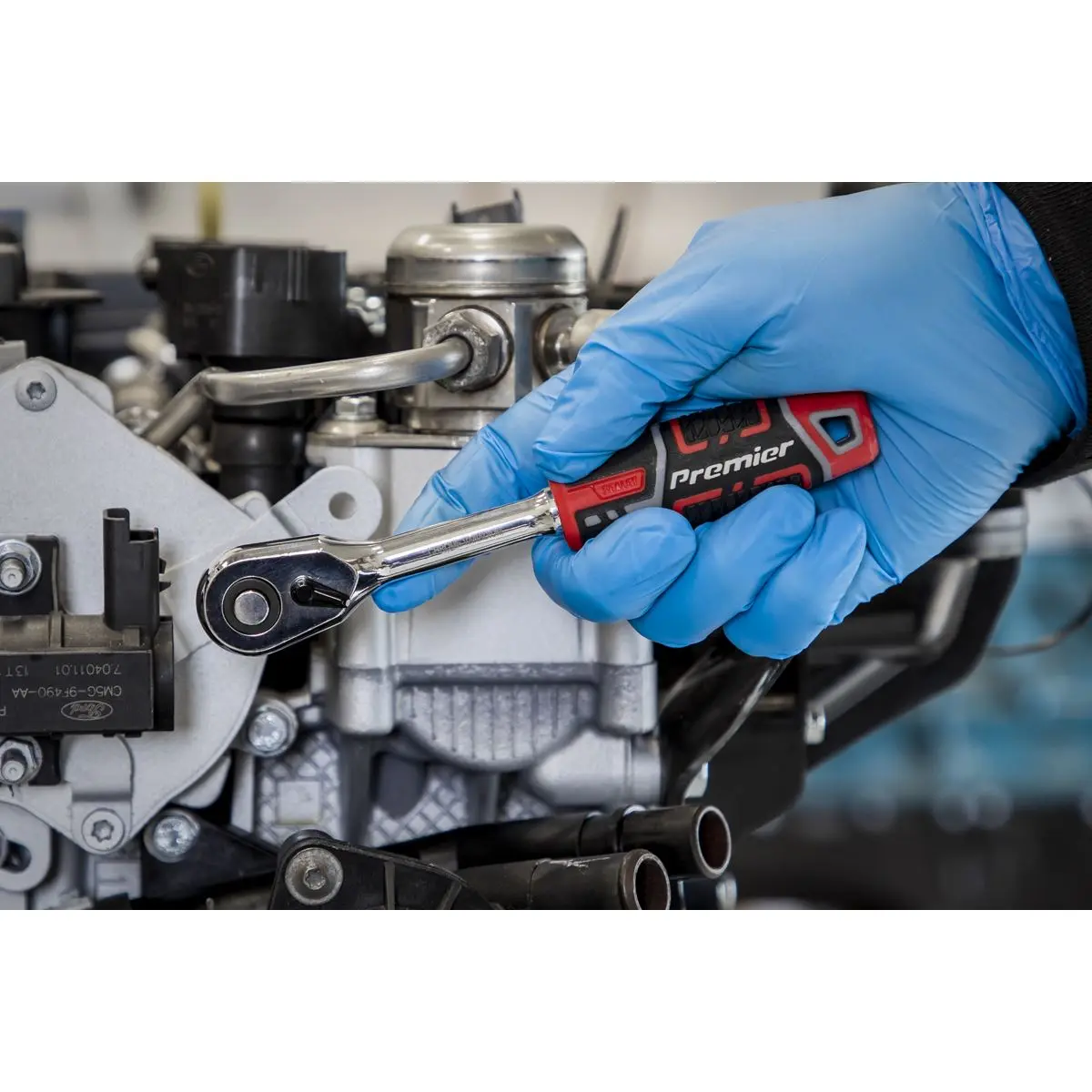Sealey Premier Ratchet Wrench 1/4"Sq Drive Flip Reverse - Image 5