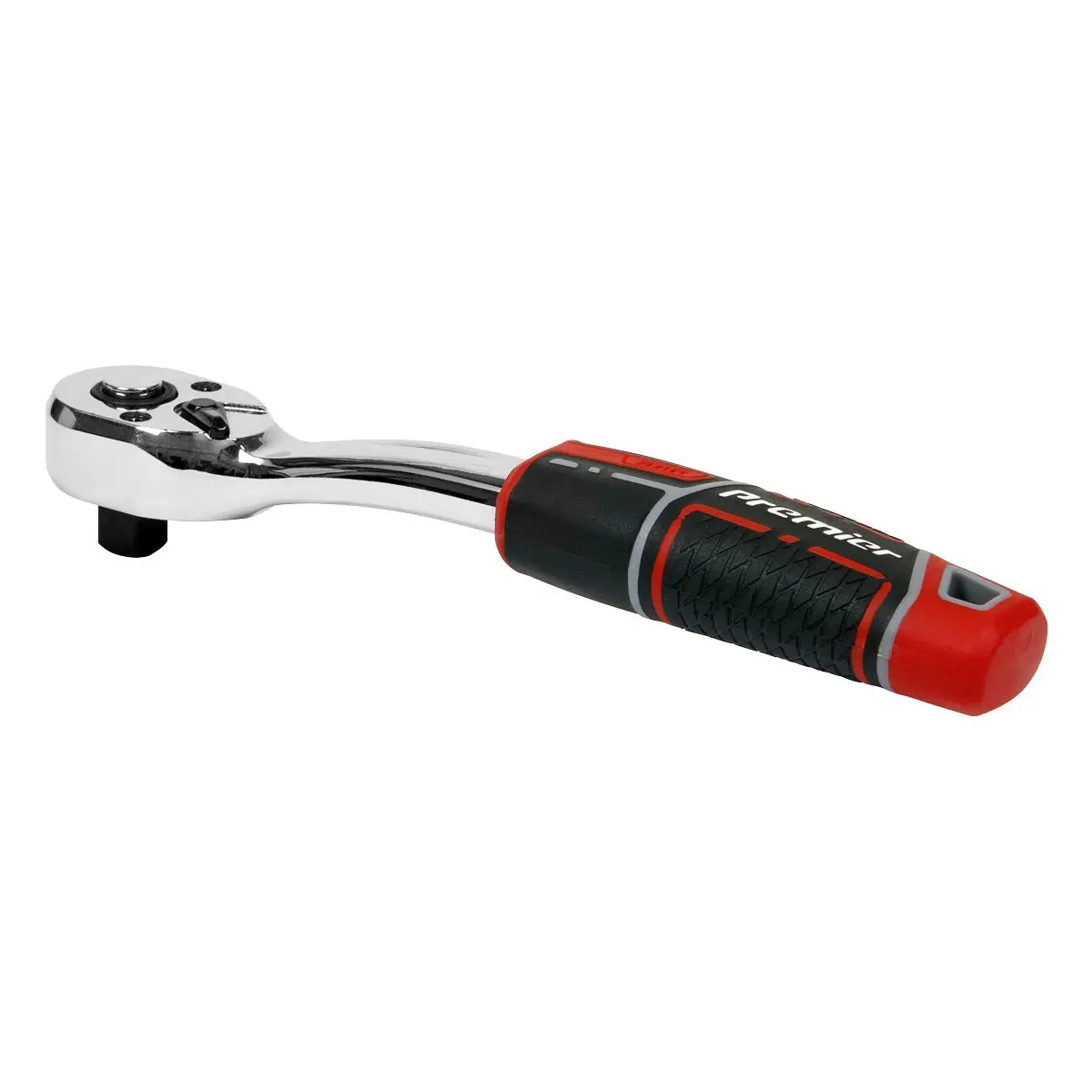 Sealey Premier Ratchet Wrench 3/8"Sq Drive Offset Pear-Head with Flip Reverse