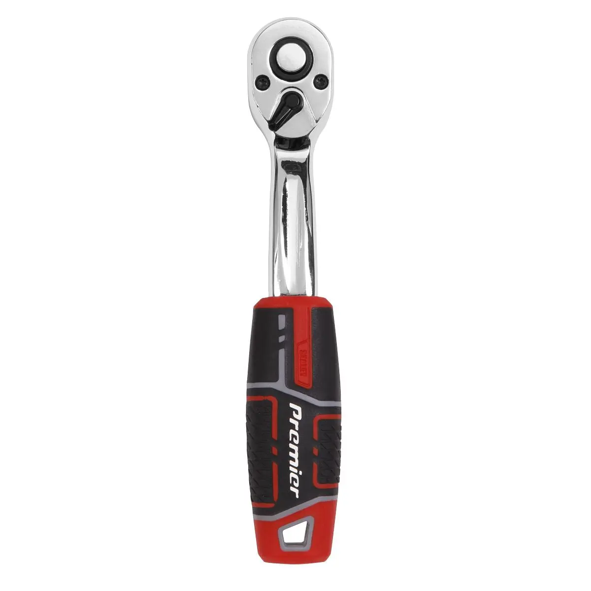 Sealey Premier Ratchet Wrench 3/8"Sq Drive Offset Pear-Head with Flip Reverse - Image 3