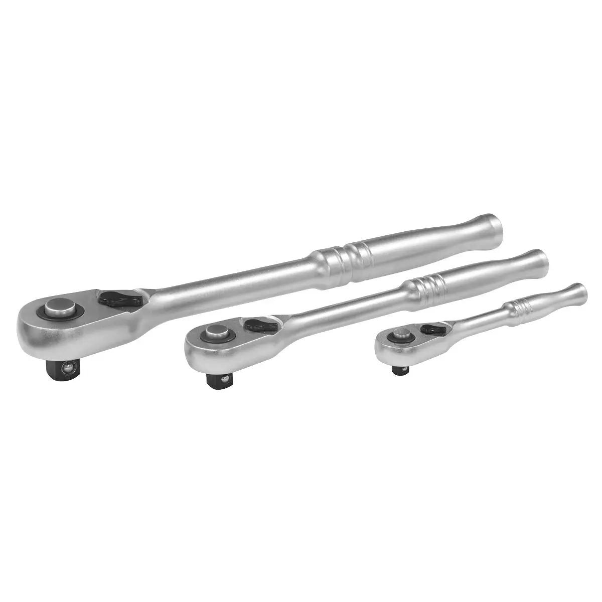 Sealey Premier Platinum Ratchet Wrench Set 3pc Pear-Head Flip Reverse - Premier Platinum - Image 5
