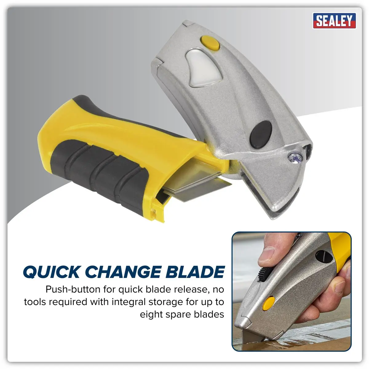 Sealey Premier Retractable Utility Knife - Image 4