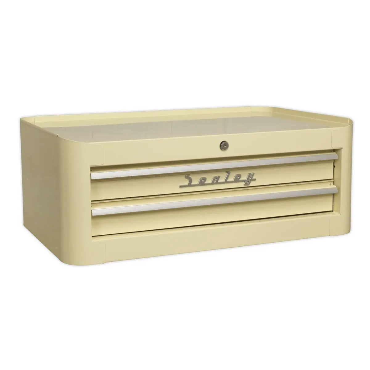 Sealey Premier Retro Style Topchest, Mid-Box Tool Chest & Rollcab Combination 10 Drawer Cream - Image 4