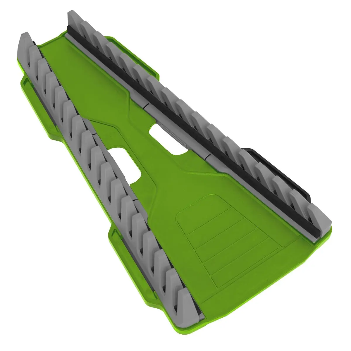 Sealey Premier Reversible Spanner Rack 16pc Hi-Vis Green - Image 7