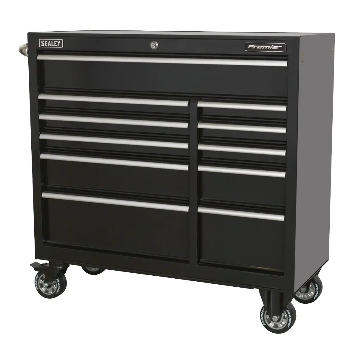 Sealey Premier Rollcab 11 Drawer 1055mm Extra-Wide Heavy-Duty Black - Image 5