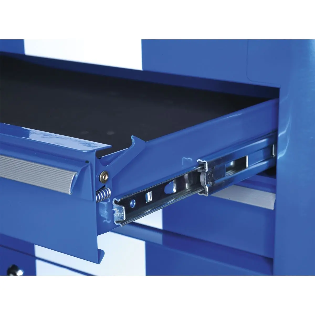 Sealey Premier Rollcab 4 Drawer Retro Style - Blue with White Stripes - Image 5