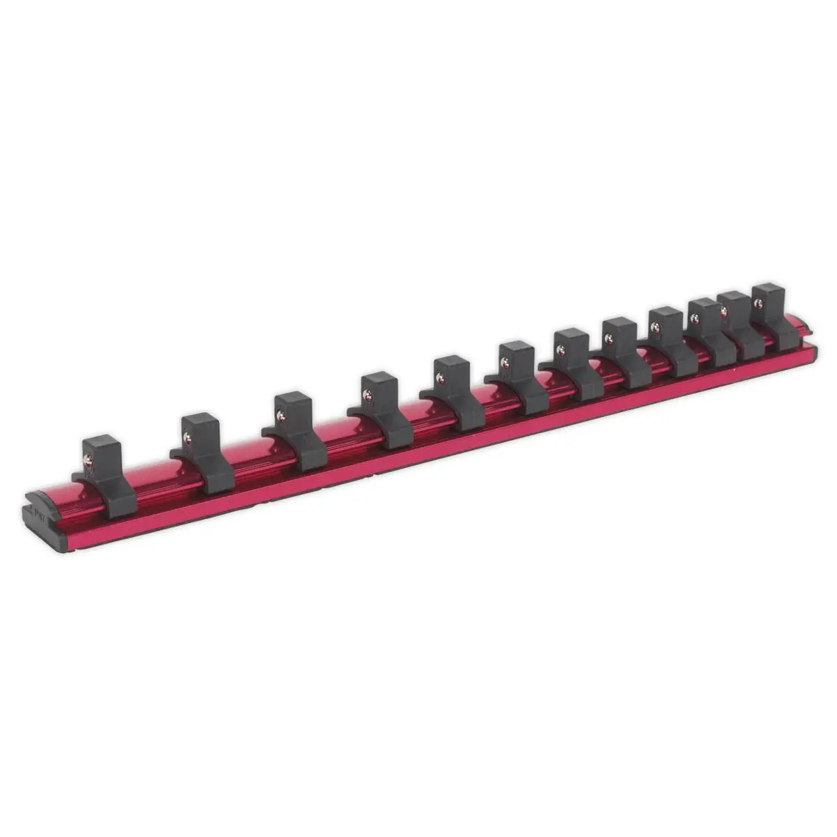 Sealey Premier Socket Retaining Rail Magnetic 3/8"Sq Drive 12 Clips