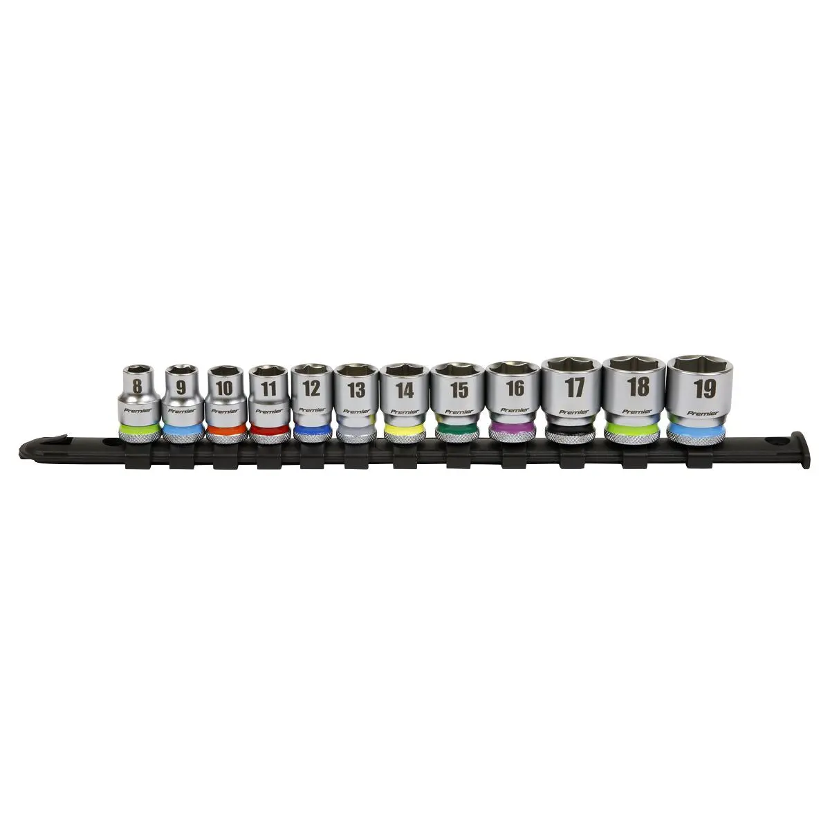 Sealey Premier Platinum Socket Set 12pc 3/8"Sq Drive WallDrive® Metric - Image 7