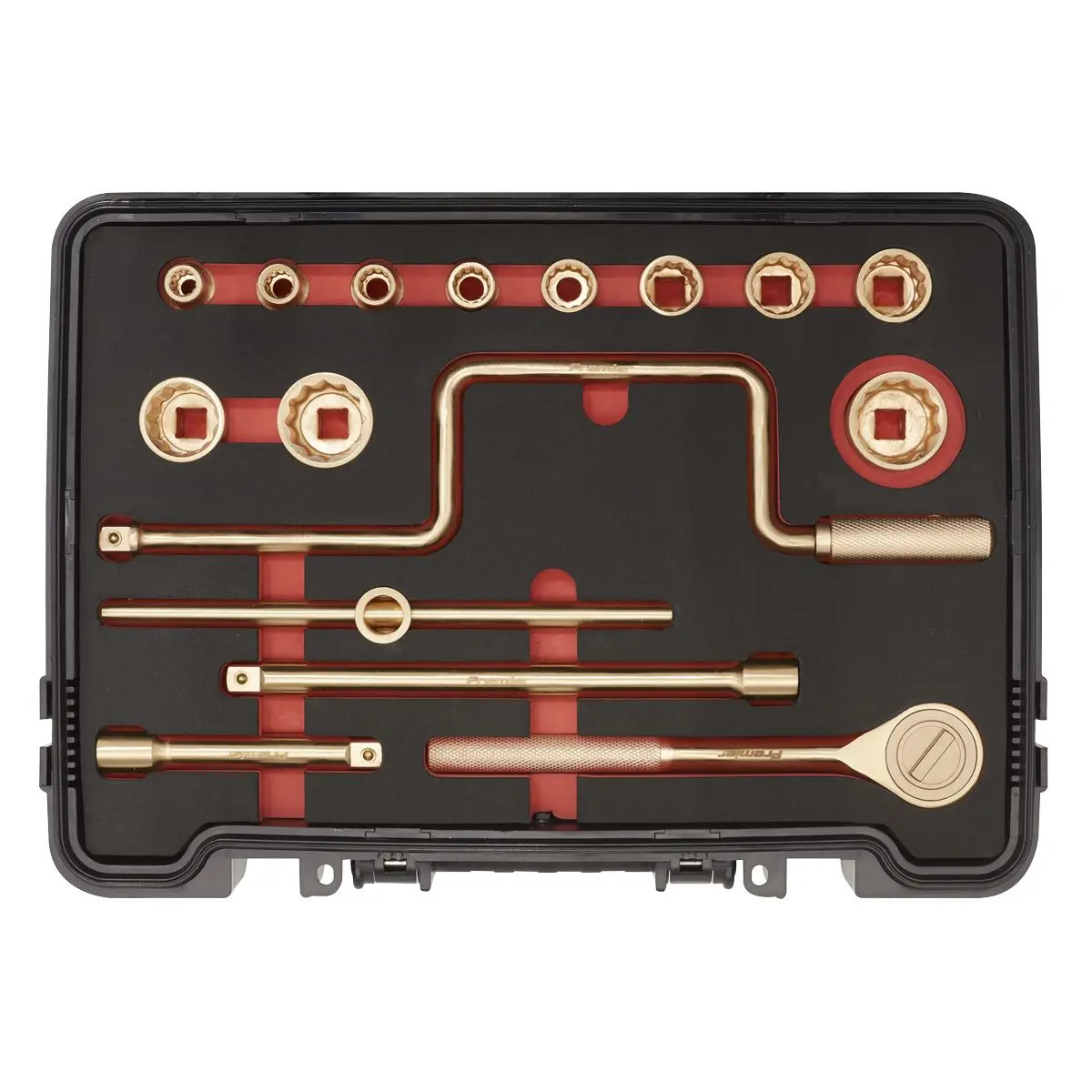 Sealey Premier Socket Set 17pc 1/2"Sq Drive - Non-Sparking - Image 8