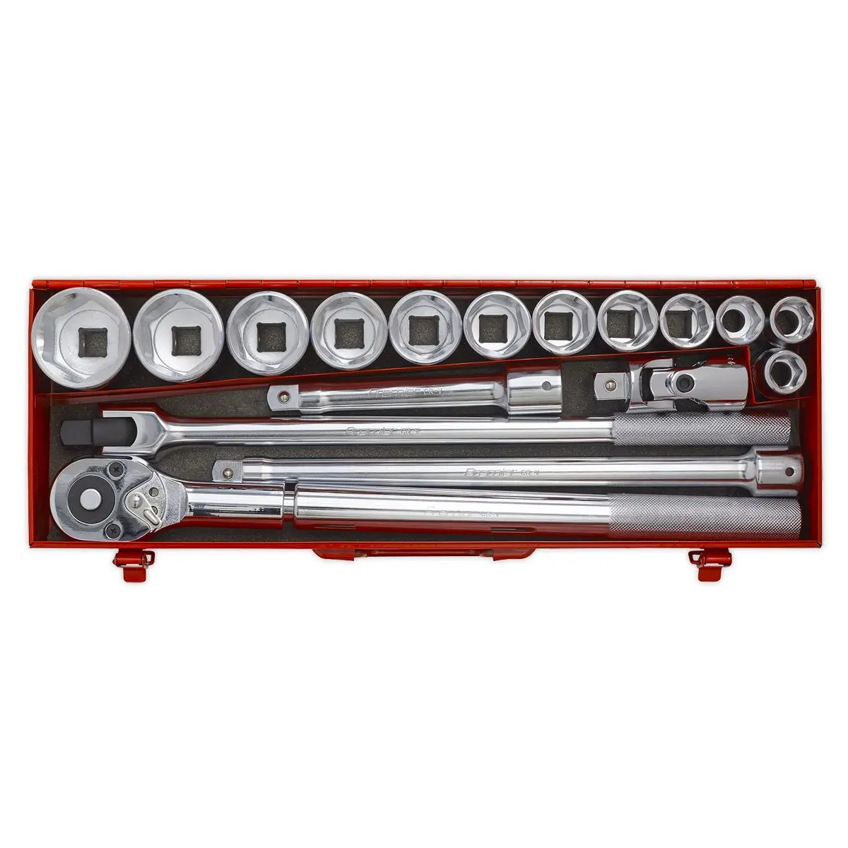 Sealey Premier Socket Set 17pc 3/4"Sq Drive WallDrive® Metric - Image 8