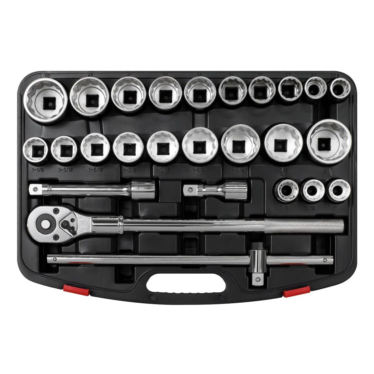 Sealey Premier Socket Set 26pc 3/4"Sq Drive 12-point WallDrive® - Image 7