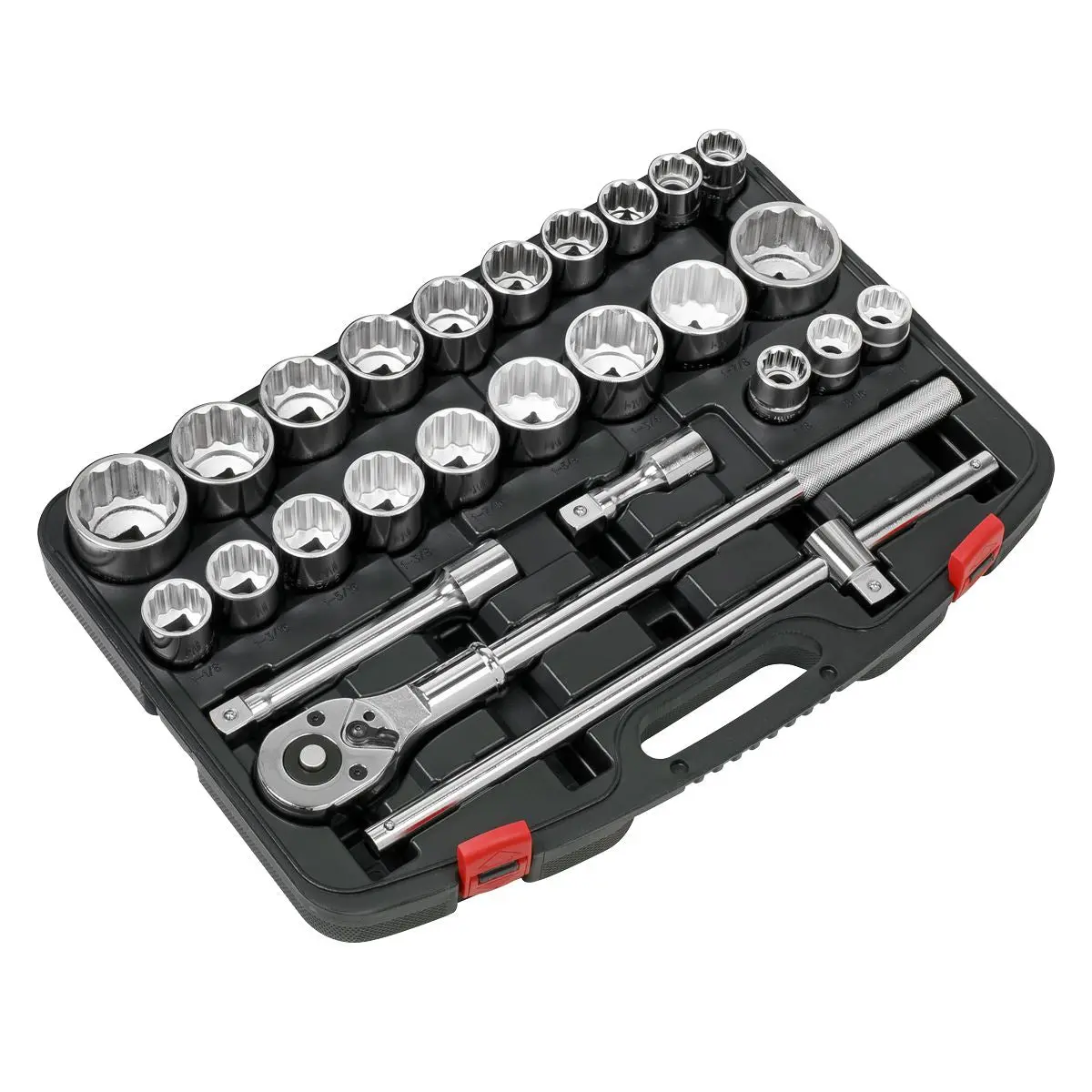 Sealey Premier Socket Set 26pc 3/4"Sq Drive 12-point WallDrive® - Image 8