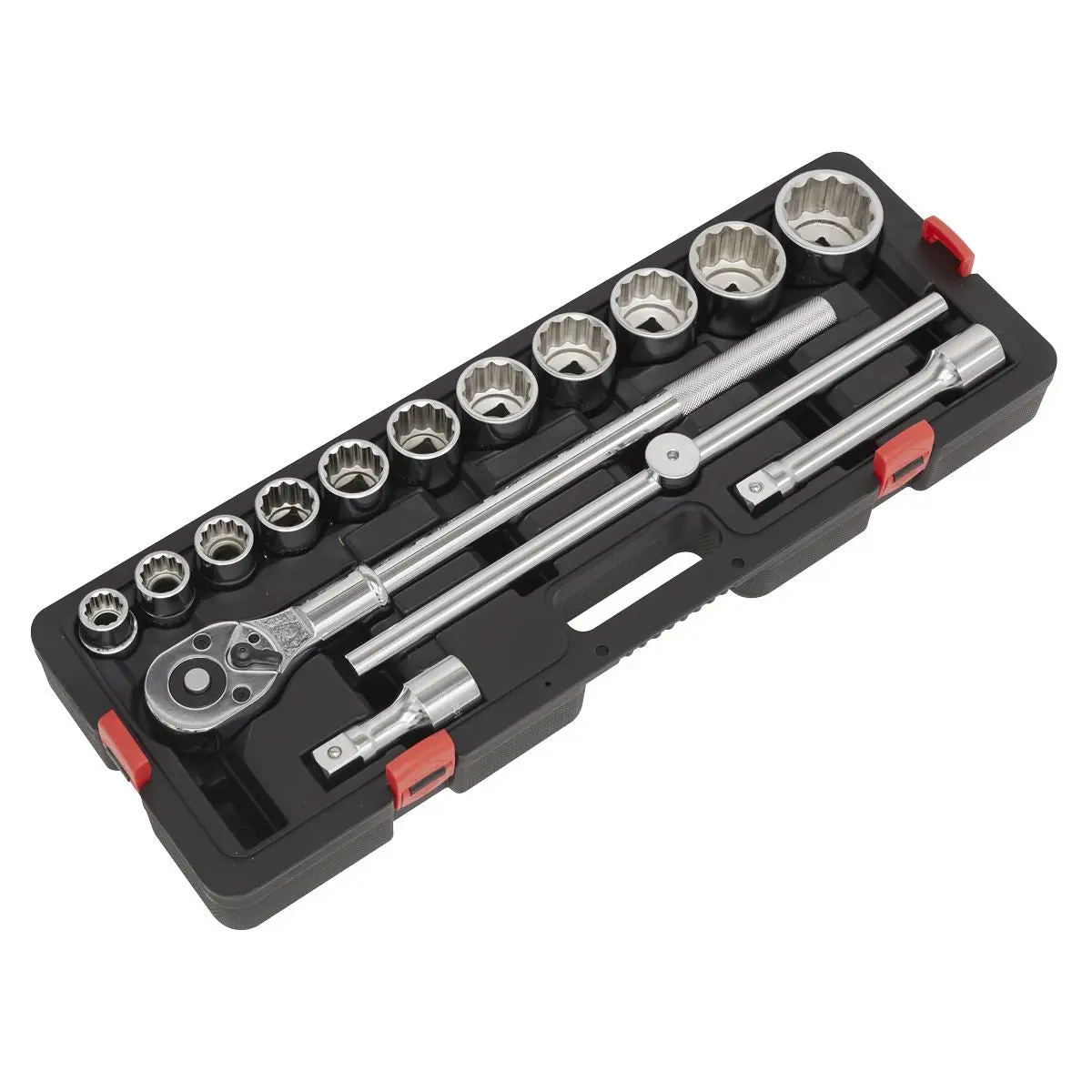 Sealey Premier Socket Set 3/4"Sq Drive 12-point WallDrive® 15pc Metric - Image 10