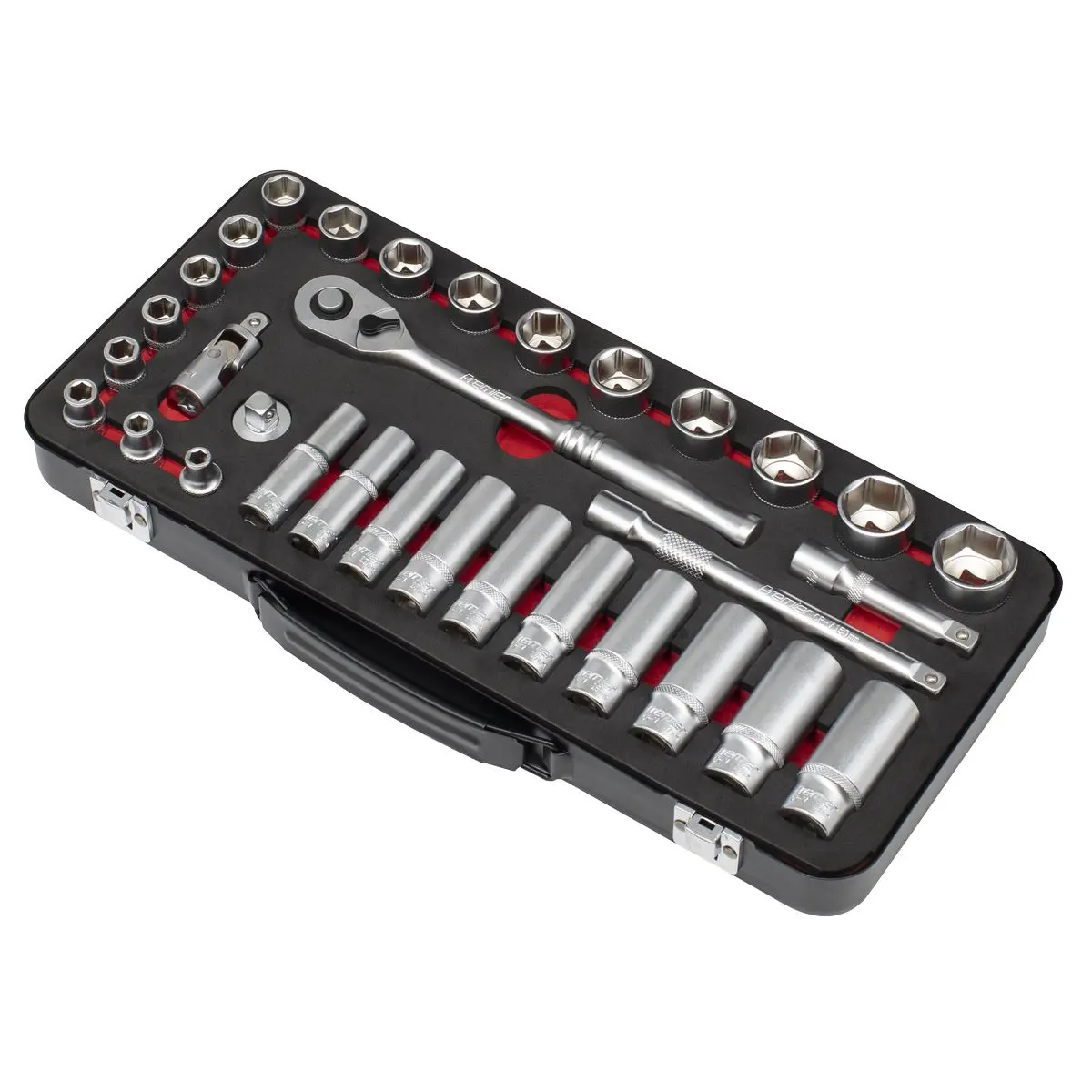 Sealey Premier Platinum Socket Set 3/8"Sq Drive 32pc - Premier Platinum - Image 10